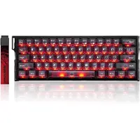 FGG MADLIONS MAD Light 60 - Hall Effect - 8000hz - 0.1ms - Aluminium - Magnetisch Toetsenbord - RGB - 65% - QWERTY - Gaming Toetsenbord - Amber Switches - Zwart