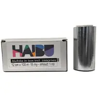 Haibu Aluminiumfolie 15my 12cmx100m