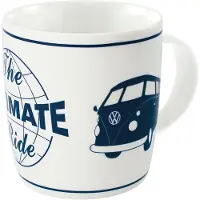 Brisa VW Collection - Volkswagen Keramiek Koffie-Thee-Cappuccino-Kop-Mok-Haferl Mok voor Keuken T1, T2, T3, T4, T5, T6 Bulli Bus (370 ml/Bulli chauffeur/Kleur)