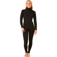 Rip Curl Dawn Patrol 4/3 Mm Dames Wetsuit Van Neopreen Met Lange Mouwen En Rits Op De Borst