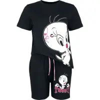 Looney Tunes Pyjama - Tweety Skull - S tot XXL - voor Vrouwen - meerkleurig - Maat S