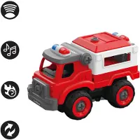 Lexibook Crosslander Fireman – 3-in-1 Brandweerwagen set met Elektrische Boor