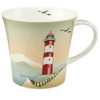 Goebel - Scandic Home | Koffie / Thee Mok Lighthouses | Beker - porselein - 350ml - 2 stuks