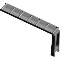 MetallKraft Aanvoer- en afvoerrollenbaan 2000 x 290 mm RB2000290