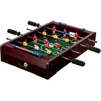 North Nash Mini Voetbaltafel Dark Wood 51 x 31 x 8 cm