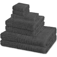 Ross Sonstiges 2 X washandjes 2 X gasten- 2 X douche- 2 X handdoek - in set 8 pack Carre