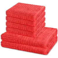 Ross Sonstiges 4 X handdoek 2 X douchehanddoek - in set 6 pack Carre