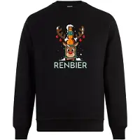 B&C Renbier Kersttrui - Unisex - Kerst - Christmas - Feestdagen - Grappige Trui - Kerstman - Xmas - Foute kerst - Foute Kersttrui - Kerstcadeau - Maat S