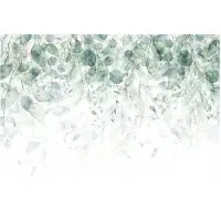 WALLARENA - Fotobehang - 200x140 cm - groene bladeren natuur voor slaapkamer en woonkamer