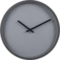 Sensahome Wandklok Berlin - Moderne Minimalistische Design Ronde Klok - Nordic Stijl - Ø30cm - Grijs
