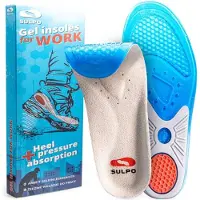 Sulpo Gel inlegzolen voor schoenen maat 42 - 43 - Inlegzolen voor alledaagse schoenen, uitstekende schokdemping. Ze verhogen het loopcomfort en voorkomen voetpijn na lang staan en lopen.