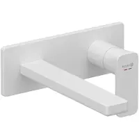 Kludi Renon - Inbouw wastafelkraan, 2-gats, mat wit 422445375