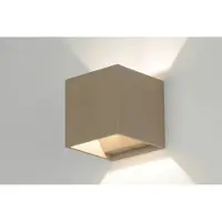 Lumidora Wandlamp 71785 - Voor binnen - CUBUZ - G9 - Taupe - Metaal