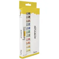 Rayher Hobby Materialen Künstler-Set Acrylfarben, 144 ml
