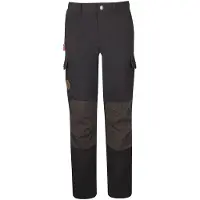 TROLLKIDS - Kid's Trollheimen Pants - Trekkingbroek 98, grijs/zwart