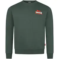 Lonsdale Sweatshirt 'Lympstone' donkergroen / rood / wit