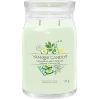 Yankee candle - Cucumber Mint Cooler Large Jar Geurkaars - 90 branduren - twee lonten