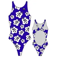 Turbo Hawaii Pro Resist Swimsuit Blauw M Vrouw