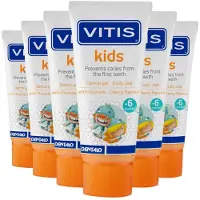 Vitis 6x Tandgel Kids 6m+ 50 Ml