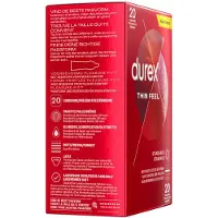 Durex Condooms Thin Feel - 4x 20 stuks