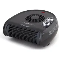 Orbegozo FH 5032, Elektrische keramische verwarming met ventilator, Geschikt voor binnen gebruik, Kan op een tafel, vloer of andere vlakke ondergrond worden geplaatst, Zwart, Draaibaar, 2500 W