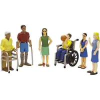 Miniland Figures With Functional Diversity Veelkleurig Kinderen