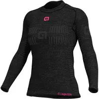 ALÉ - Women's Seamless Wool Underwear - Merino-ondergoed XS/S, zwart