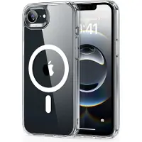 ESR Classic Hybrid HaloLock Backcover Apple iPhone 17e, iPhone 16e Transparant Inductieve lading, MagSafe compatible, Stootbestendig