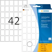 Herma Etiket 2380 16x22mm wit 1344 stuks - 3 stuks