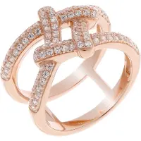 Orphelia Dames 925 Zilveren Ring - Roze ZR-7277