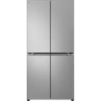 LG GMB860PYDE amerikaanse koelkast Vrijstaand 530 l E Zilver