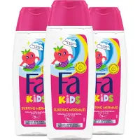 Fa 3x Douchegel & Shampoo Kids Surfing Mermaid 250 Ml