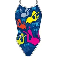 Turbo Dive 2016 Revolution Swimsuit Blauw L Vrouw
