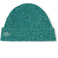 Lacoste Knitted Wool Beanie - Green