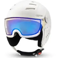 Mango Venus Skihelm Met Vizier | White | Flash Blue Mirror | Maat: 55 t/m 58 cm