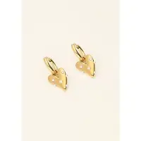 My Jewellery - Kleine Oorringen met Hartjes en Imitatieparels - Goud - Goudkleurig - Oorbellen - Oorring - Set - Sieraden - Dames
