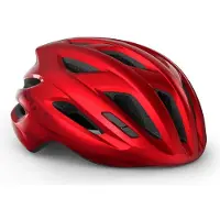 Met Idolo Helm Red Metallic Brilliant 2023 || Maat: One Size (52-59 cm)