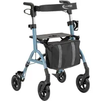 Multimotion - Urban rollator - Lichtgewicht - Inklapbaar - Blauw