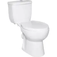 Kerra Tetra staand toilet 67x38cm wit met vortexspoelsysteem