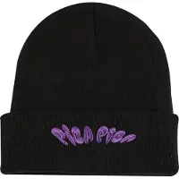 Pica Pica Muts donkerlila / zwart