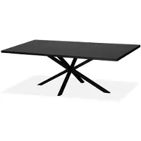 Maxfurn Eettafel Broadway - 220 cm - Meubelpanelen - Noir -