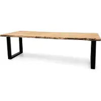 WGXL Collection Boomstamtafel Live Edge - Acaciahout - U-poot - 180 cm -