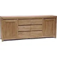 Tower Living Dressoir Corona 220 cm - Teakhout - Naturel -