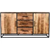 WGXL Collection Dressoir Mia - Mangohout 200 cm -
