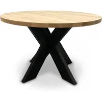 WGXL Collection Eettafel eikenhout - Rond - 120 cm -