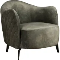 Tower Living Fauteuil Bondo - Fluweel - Donkergroen -