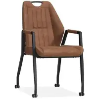 MX Sofa Eetkamerstoel Axa - Microstof - Cognac - MxSofa