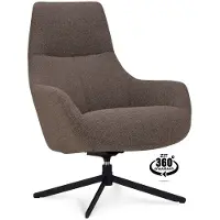 WGXL Collection Fauteuil Couver - Microvezel - Alpine - Bruin -