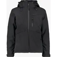 Mountain Peak gewatteerde kinder softshell jas zwart maat 146/152