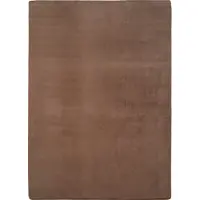 Muratap Joy effen soft vloerkleed – 100% polyester – anti-slip bruin- 140x200 cm